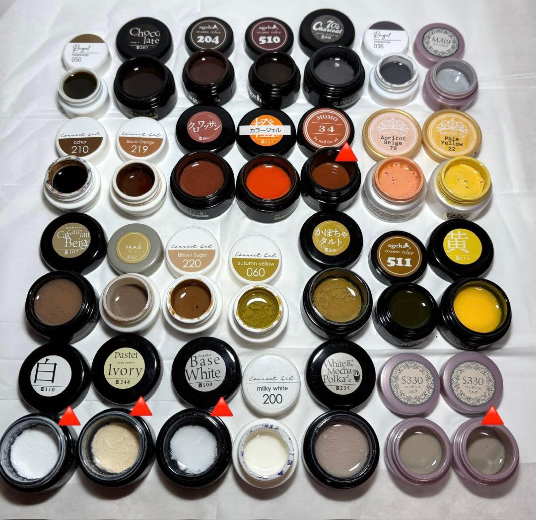 カラージェル クリアジェル 102個セット ジェル大量 まとめ売り バラ売り不可