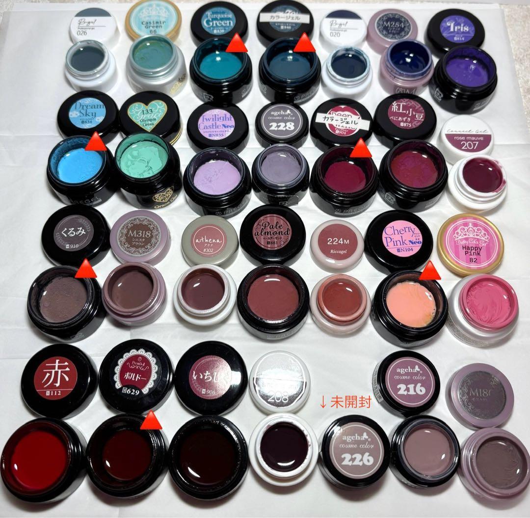 カラージェル クリアジェル 102個セット ジェル大量 まとめ売り バラ売り不可