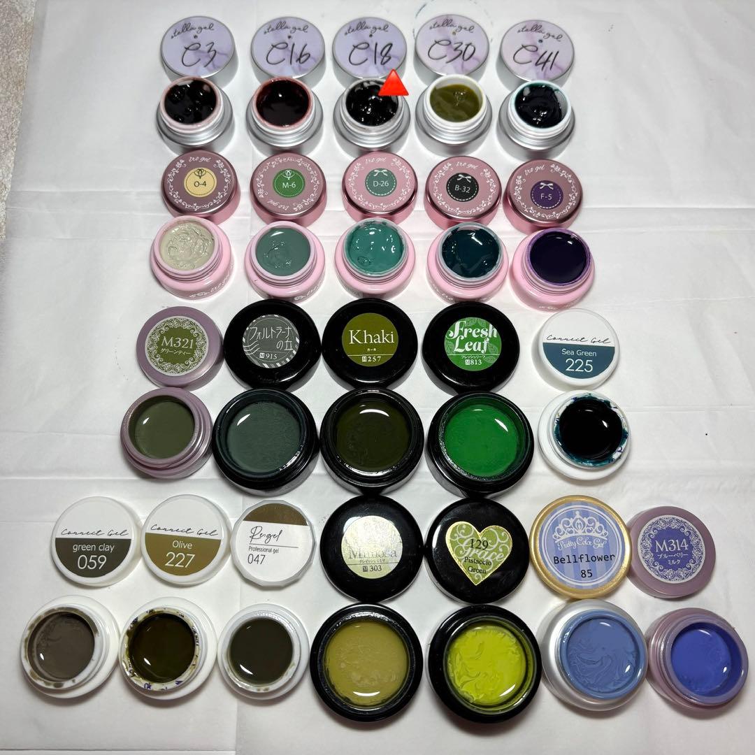 カラージェル クリアジェル 102個セット ジェル大量 まとめ売り バラ売り不可