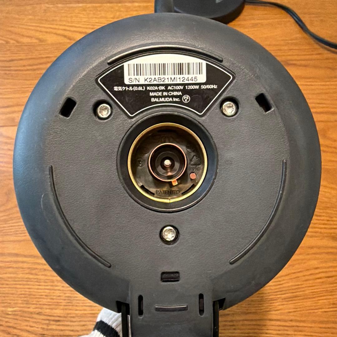 BALMUDA ブラック 電気ケトル