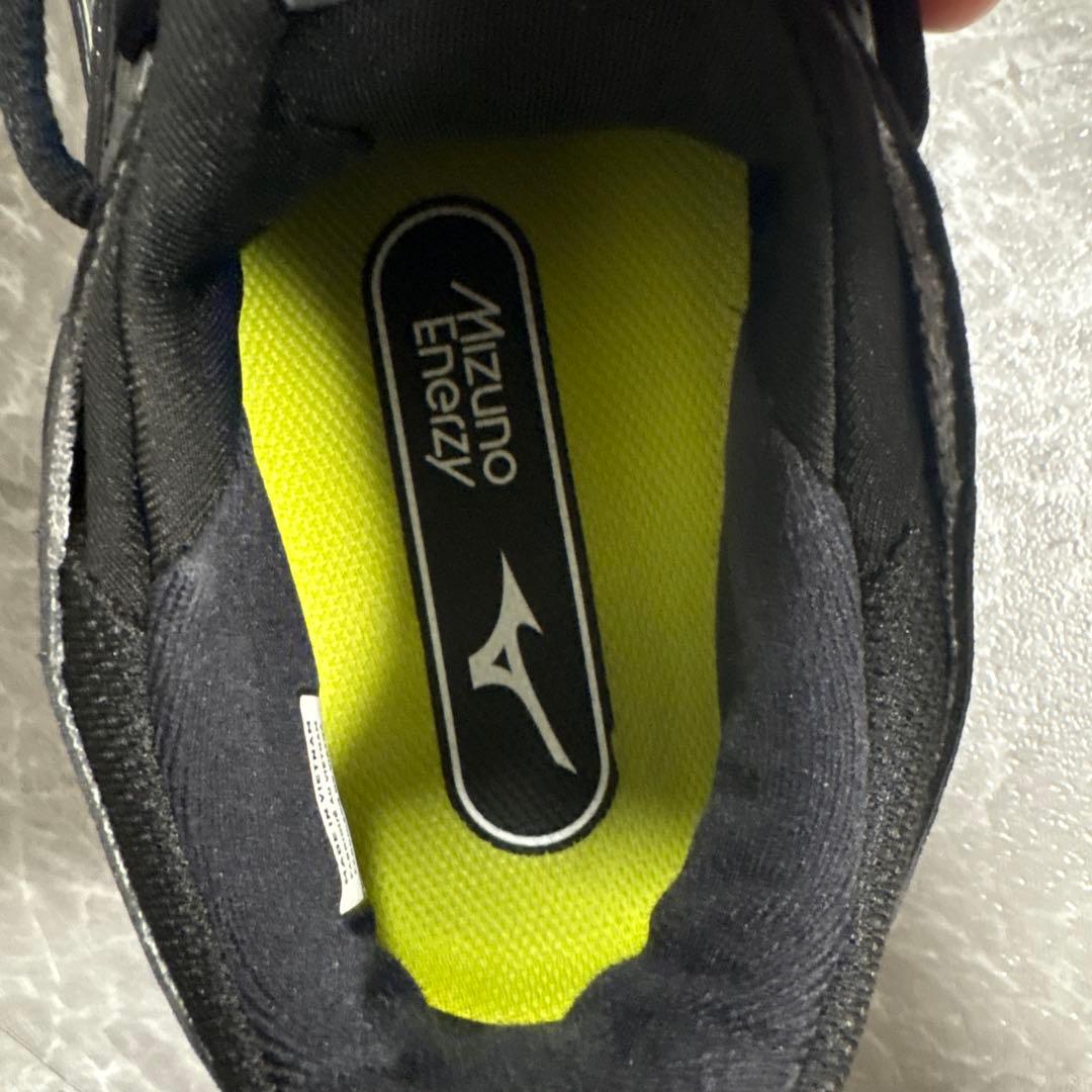 Mizuno バレーボールシューズ ブラック/イエロー24.5センチ