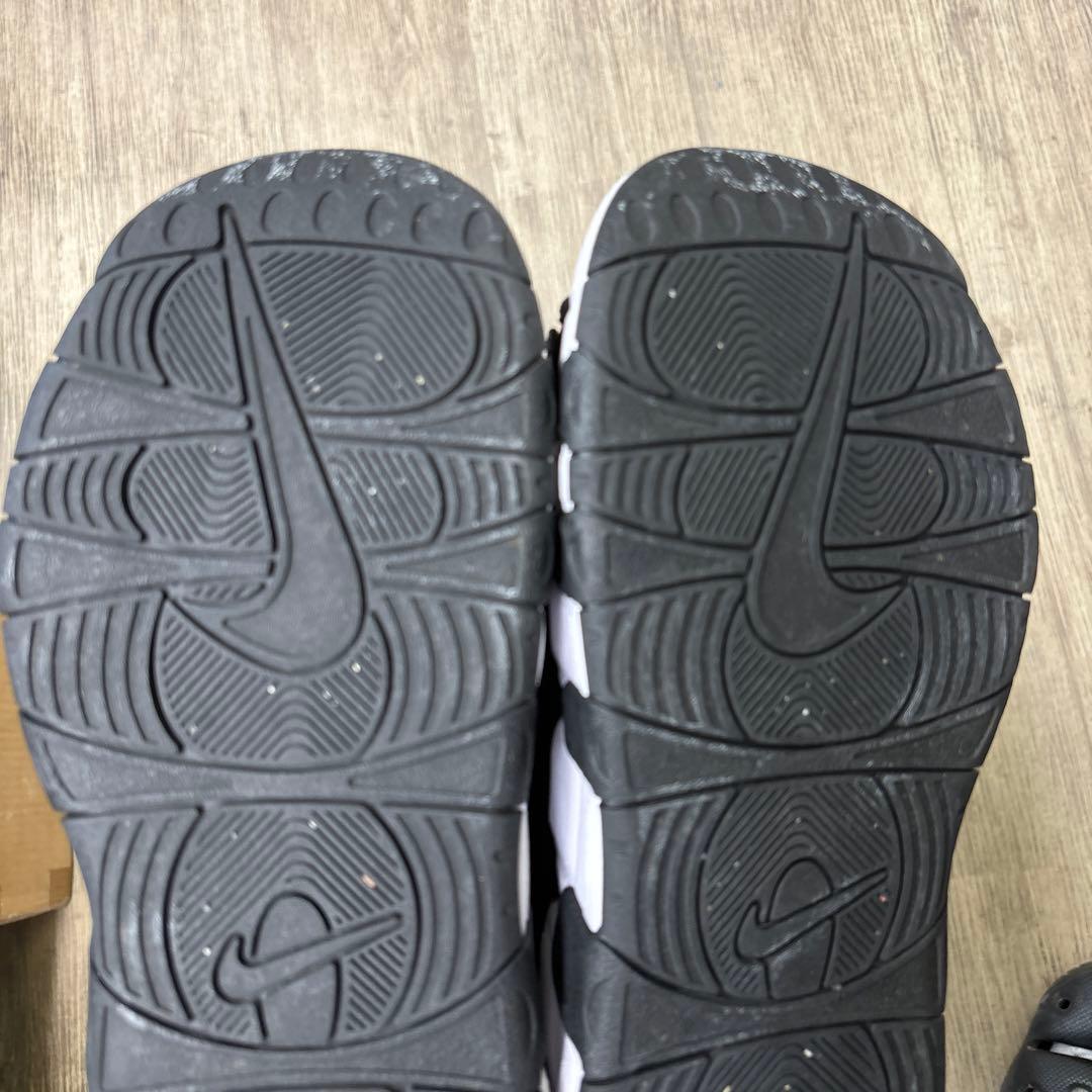 ナイキ エアモアアップテンポ スライド サンダル ブラック 27センチ