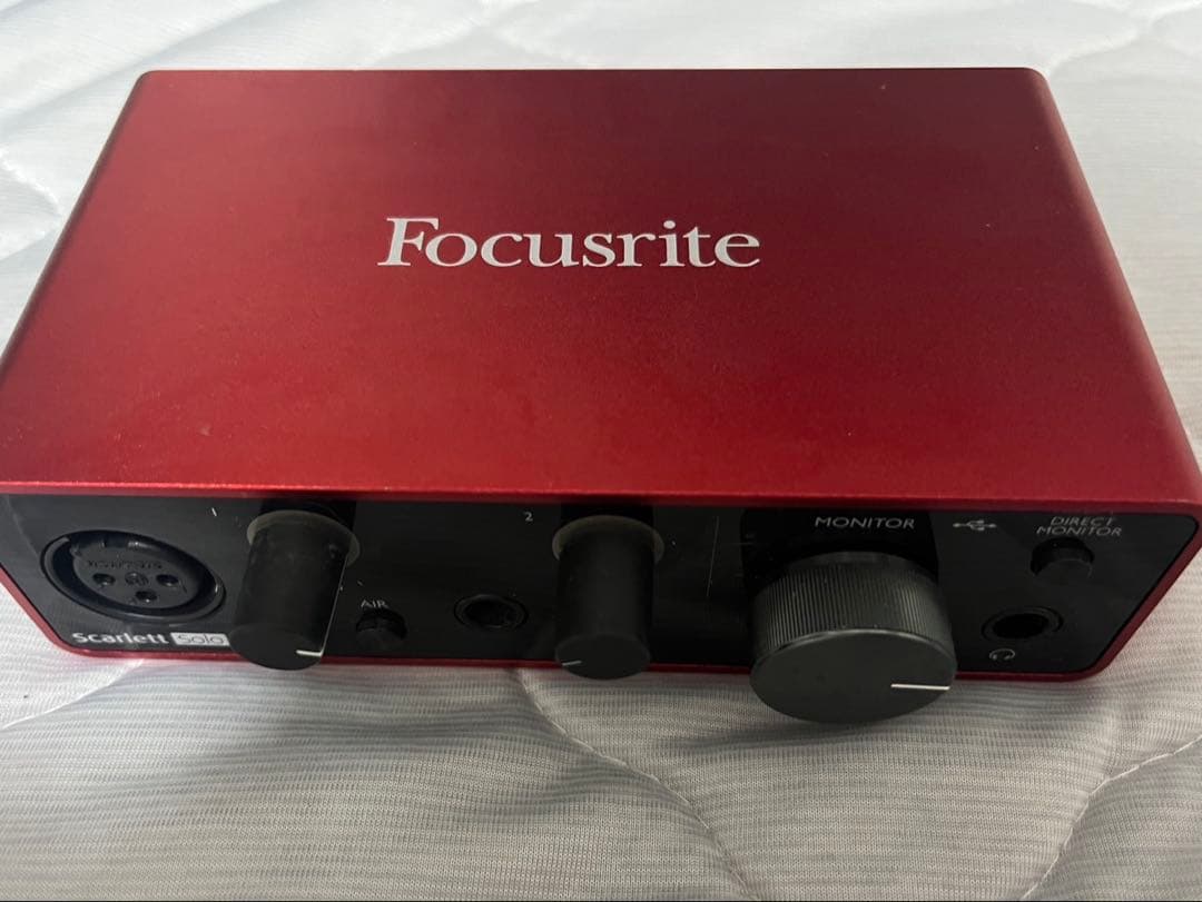 Focusrite ScarlettSolo Gen3オーディオインターフェイス