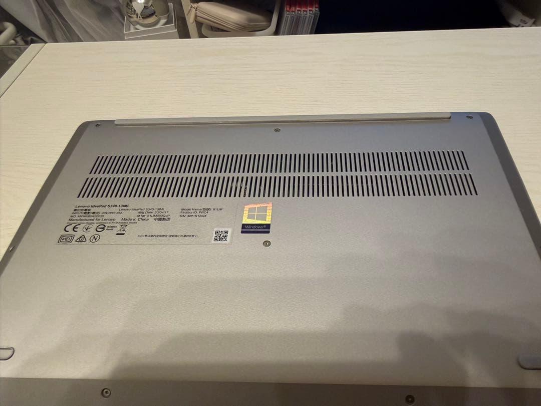 Lenovo ノートPC 15インチ シルバー