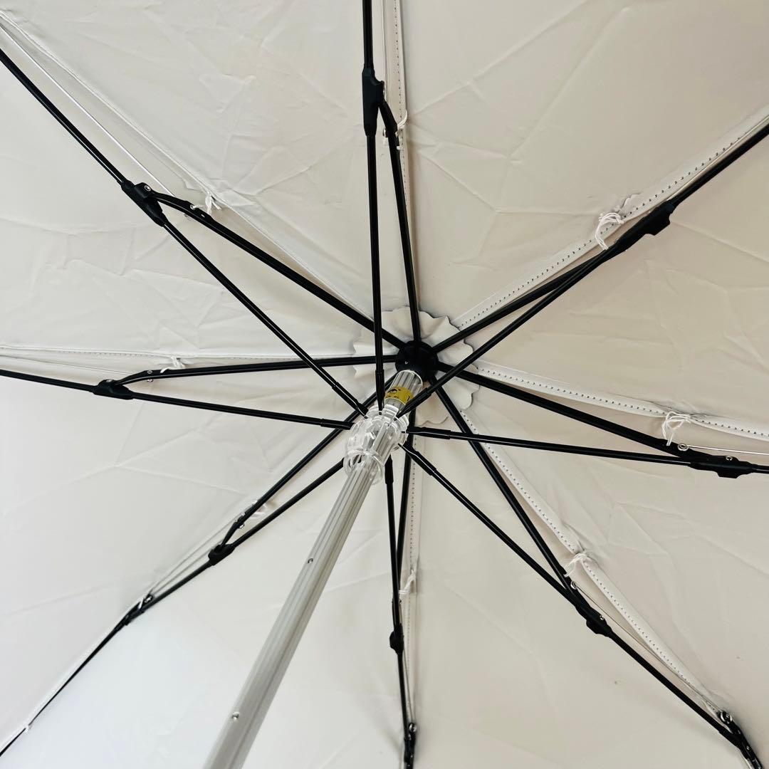 【新品同様✨】ランバン オン ブルー ラッフルフリル 折りたたみ傘 楽折り