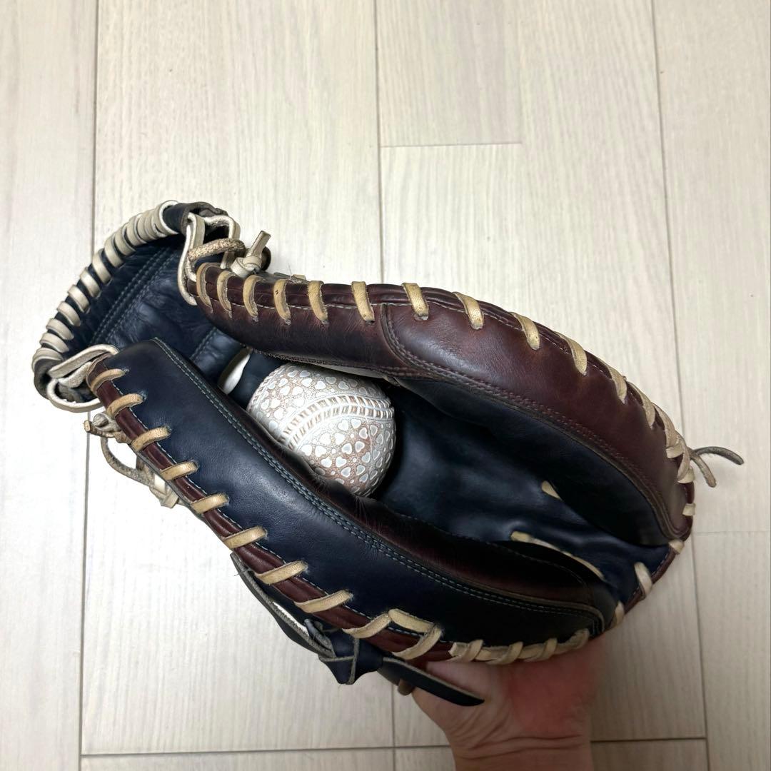 ミズノプロ軟式HAGAJAPANオーダーキャッチャーミット炭谷モデル