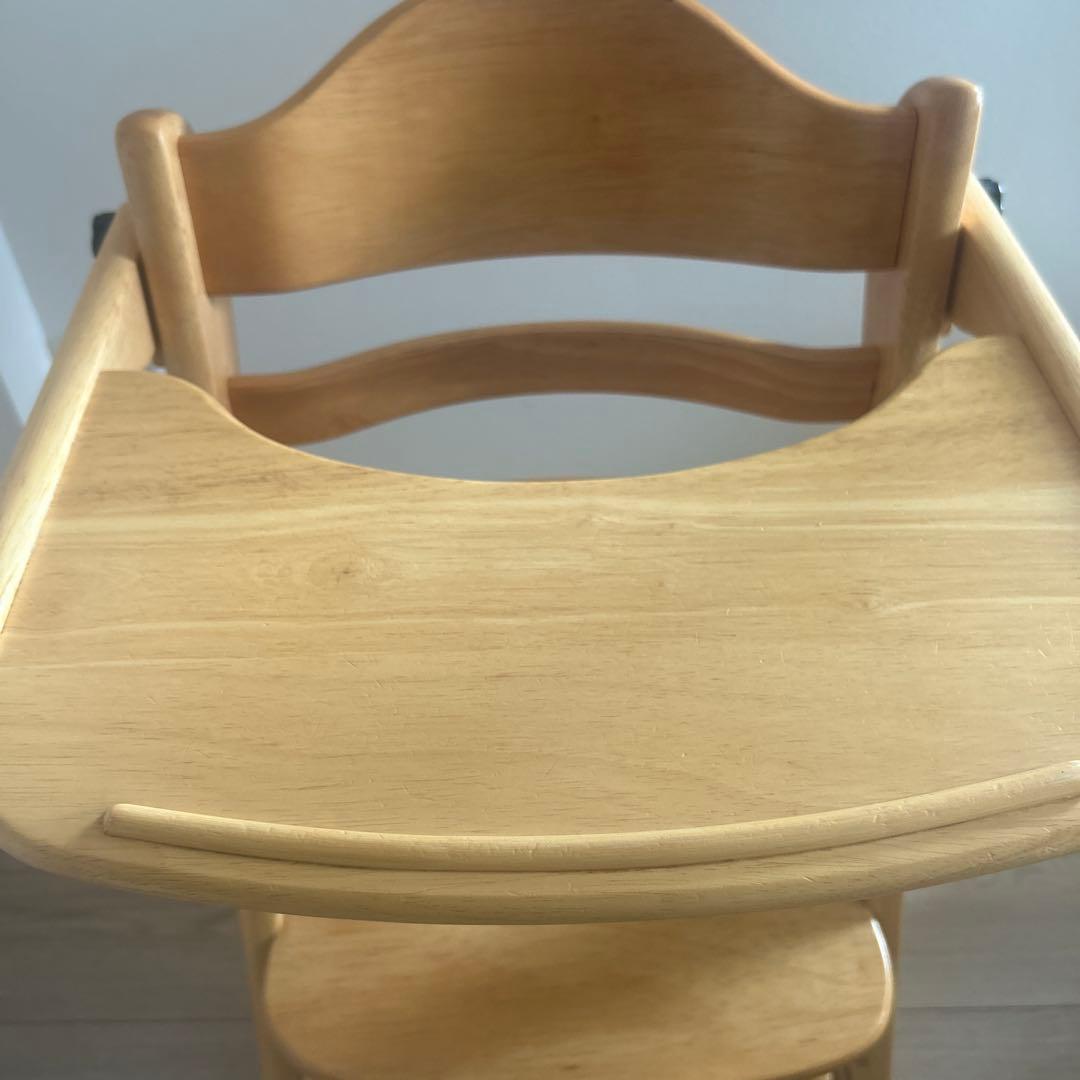 送料込！大和屋すくすくチェア　ハイチェア　消毒済