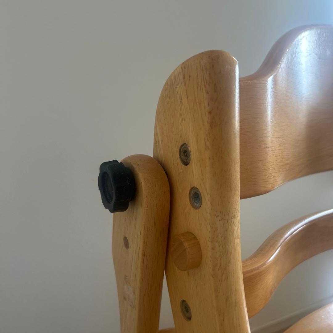 送料込！大和屋すくすくチェア　ハイチェア　消毒済