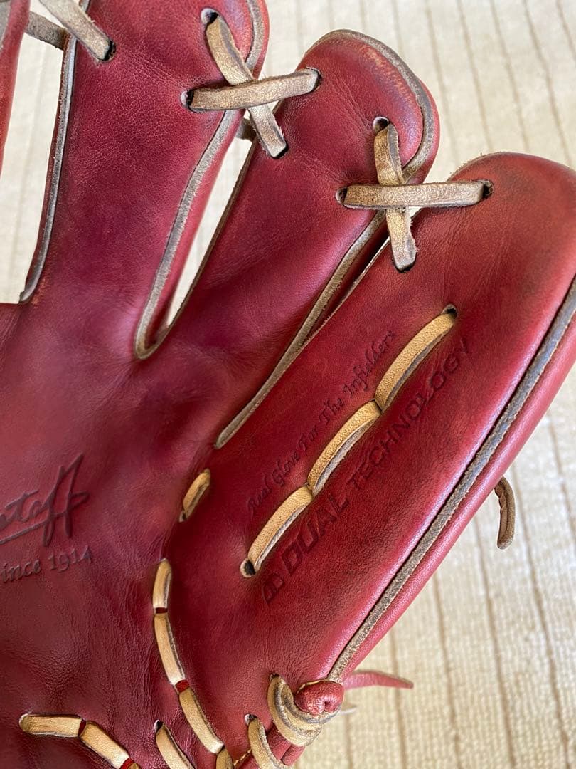 Wilson 硬式グラブ　内野手用　小指２本入れ