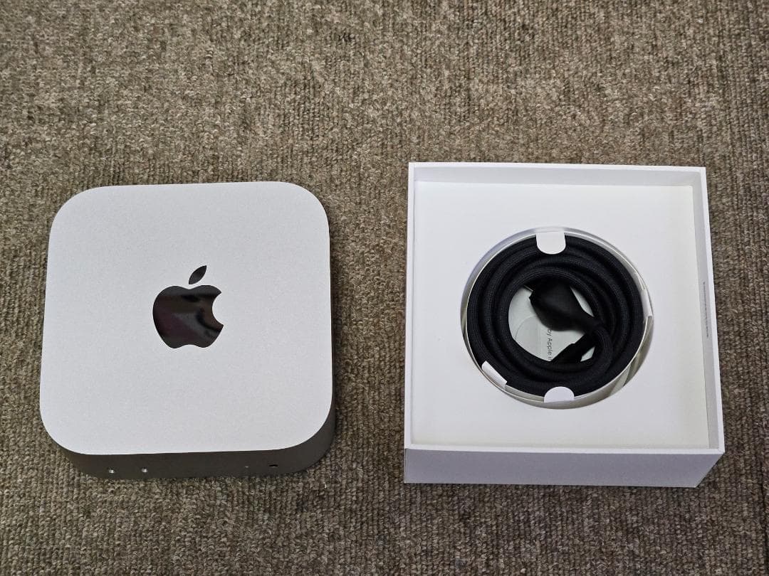Apple Mac mini M4 メモリ24GB SSD512GB＋ケーブル