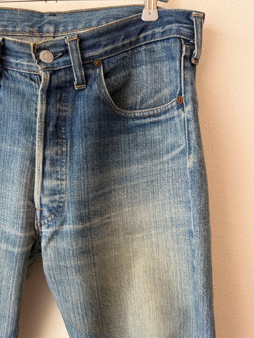 リーバイス501 66前期ノーリペア　実寸W32 縦落ち良好　ゴールデンサイズ