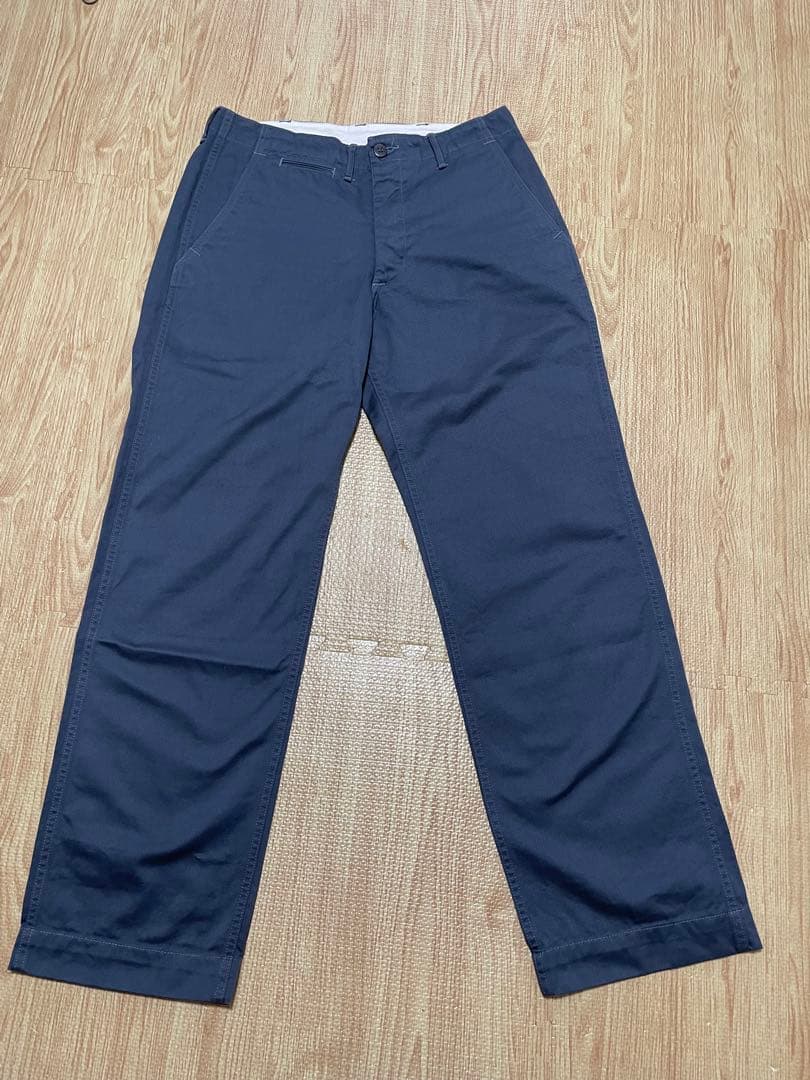 新品未着用　ウェアハウス チノ lot1082 ブルーグレー W32