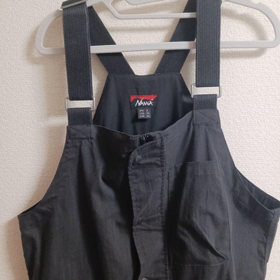 NANGA ブラック オーバーオール Sサイズ