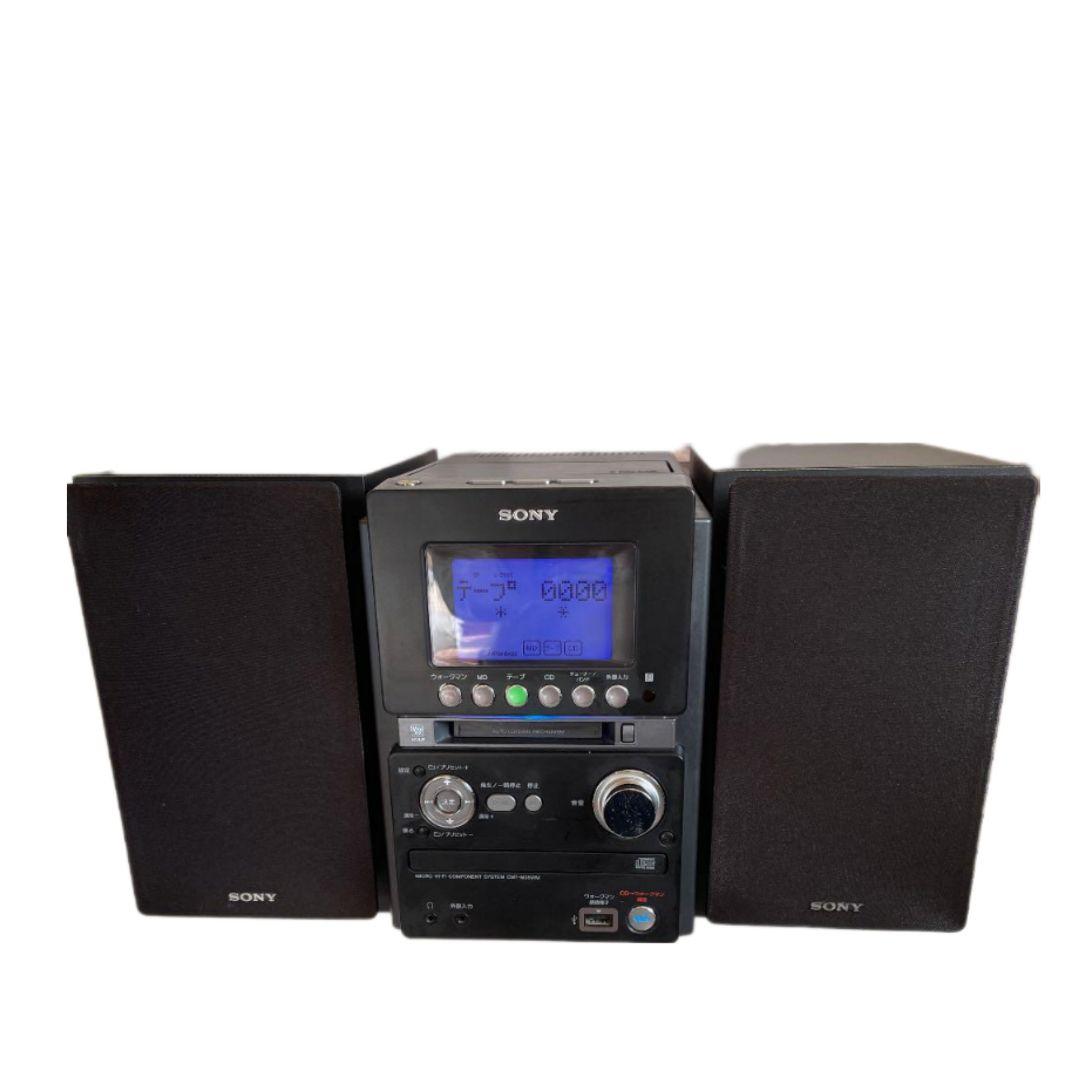 良好　SONY MD搭載オールインワンコンポ CMT-M35WM B