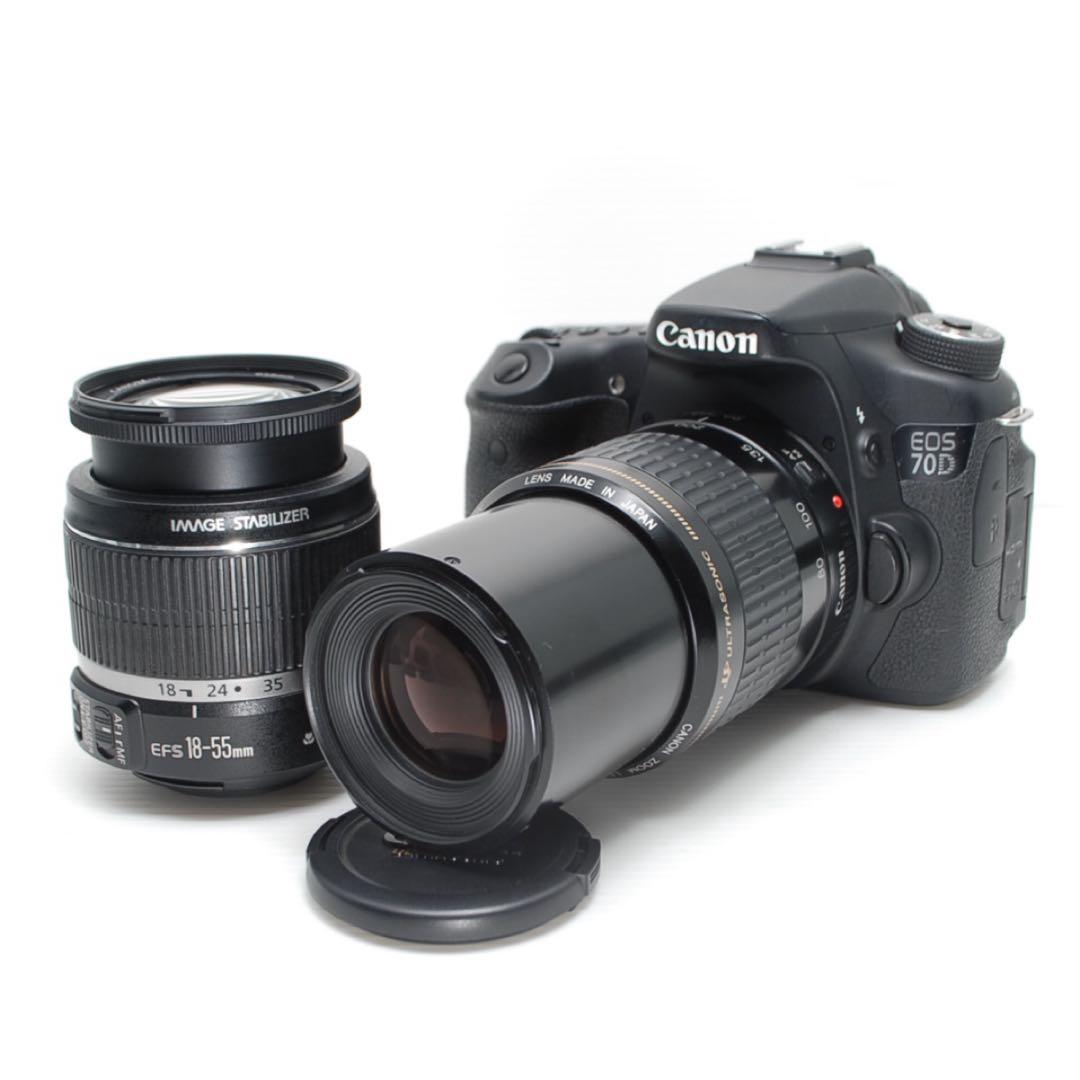 ❤️Canon EOS 70D❤️ダブルレンズセット 美品 Wi-Fi機能搭載