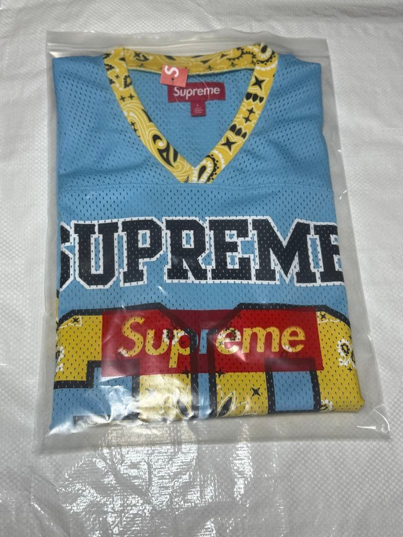 シャツ Supreme Bandana Football Jersey \"Blue\" L