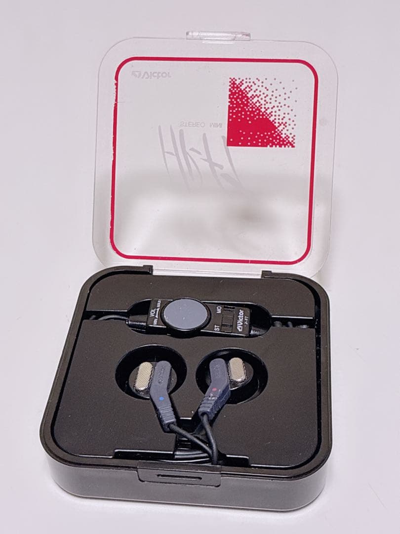 Victor HP-F7有線イヤホン ブラック