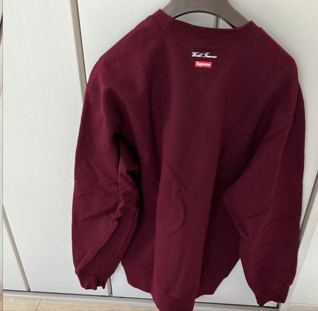 Supreme Aerial Crewneck Burgundy スウェット M