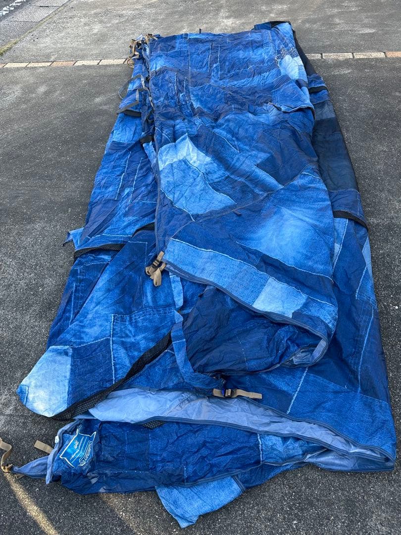 【１回のみ使用】コールマン　テント ILトンネル2ルームハウス LDX デニム