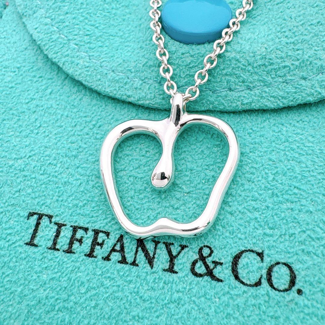 美品 オールドティファニー アップル ネックレス シルバー925
