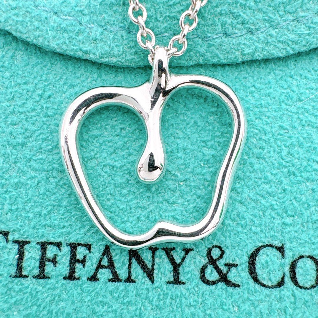 美品 オールドティファニー アップル ネックレス シルバー925