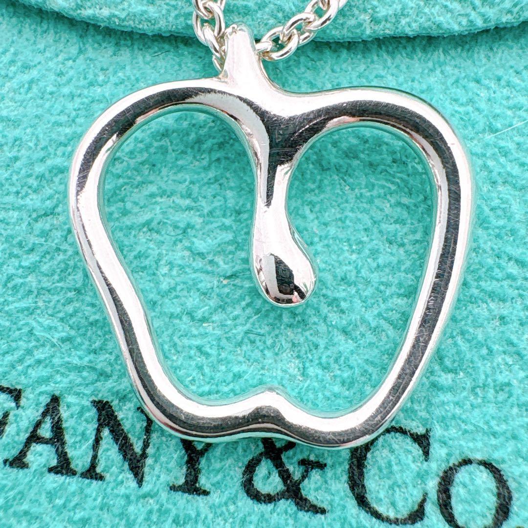 美品 オールドティファニー アップル ネックレス シルバー925