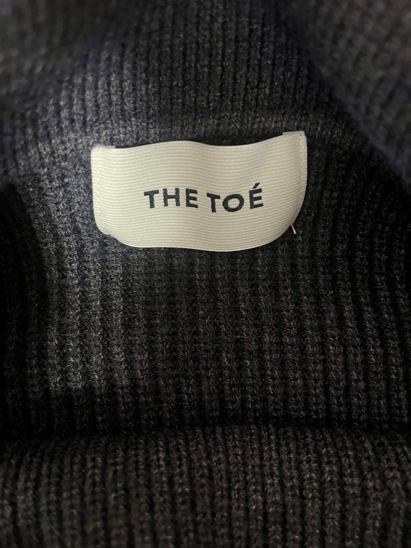 THE TOE ニットワンピースとジャケットセット ダークグレー