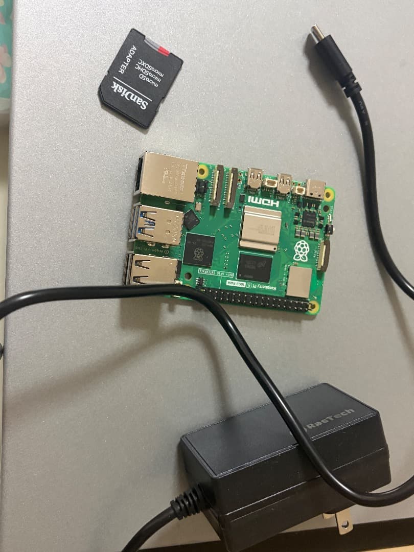 RasTech Raspberry Pi 5 メモリー16GB SD 64GB
