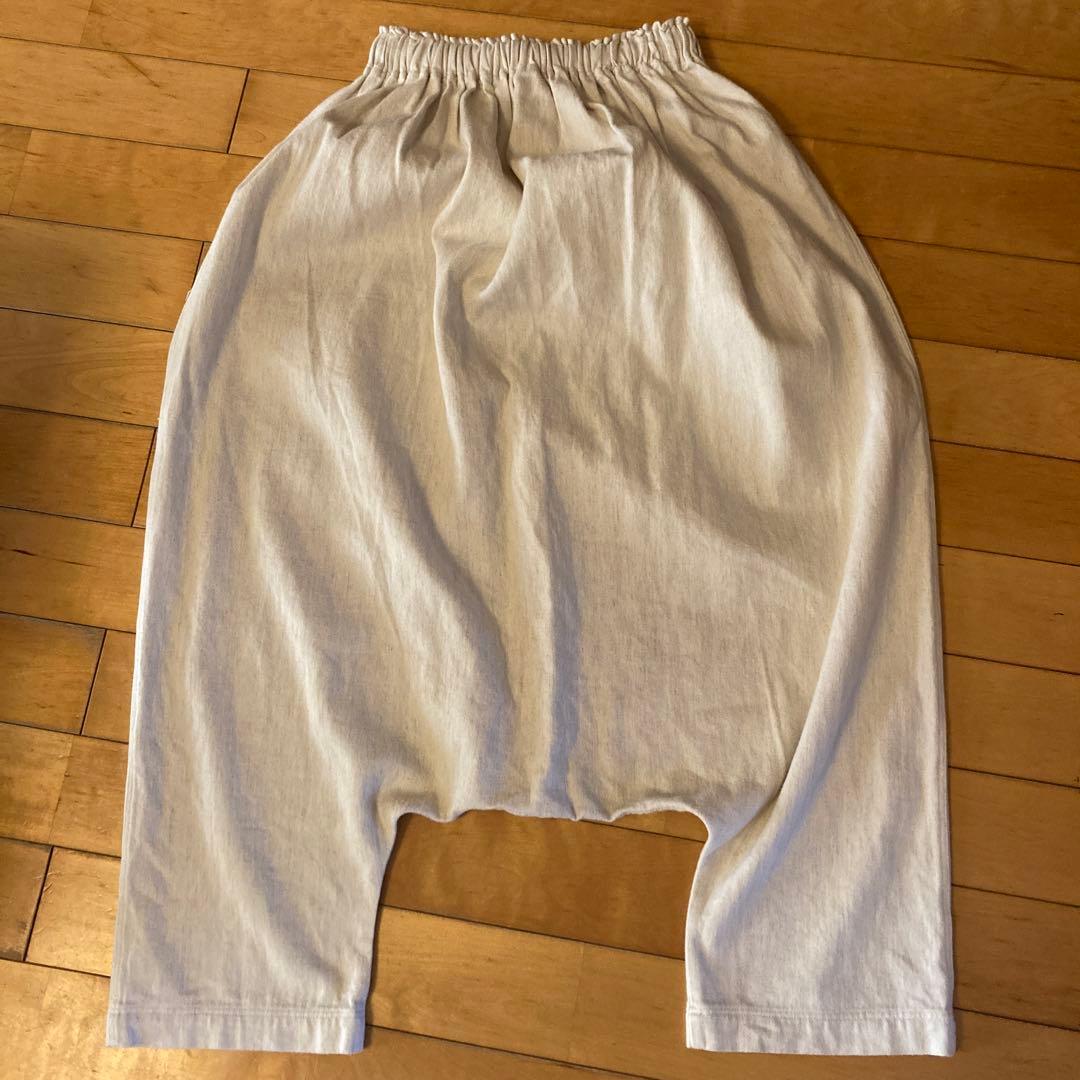 イチアンティークス　綿麻サルエルパンツ　アイボリー　日本製　極美品