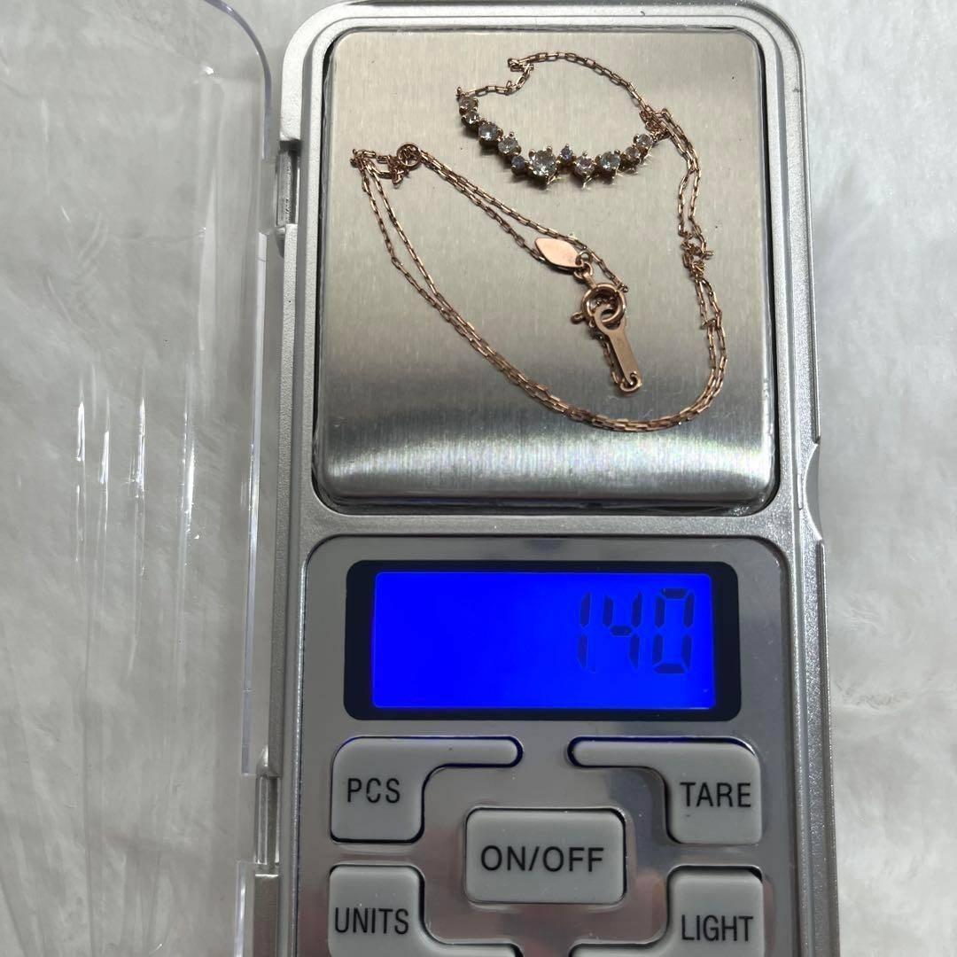 【4℃ 】K10 ネックレス 色石 1.4g