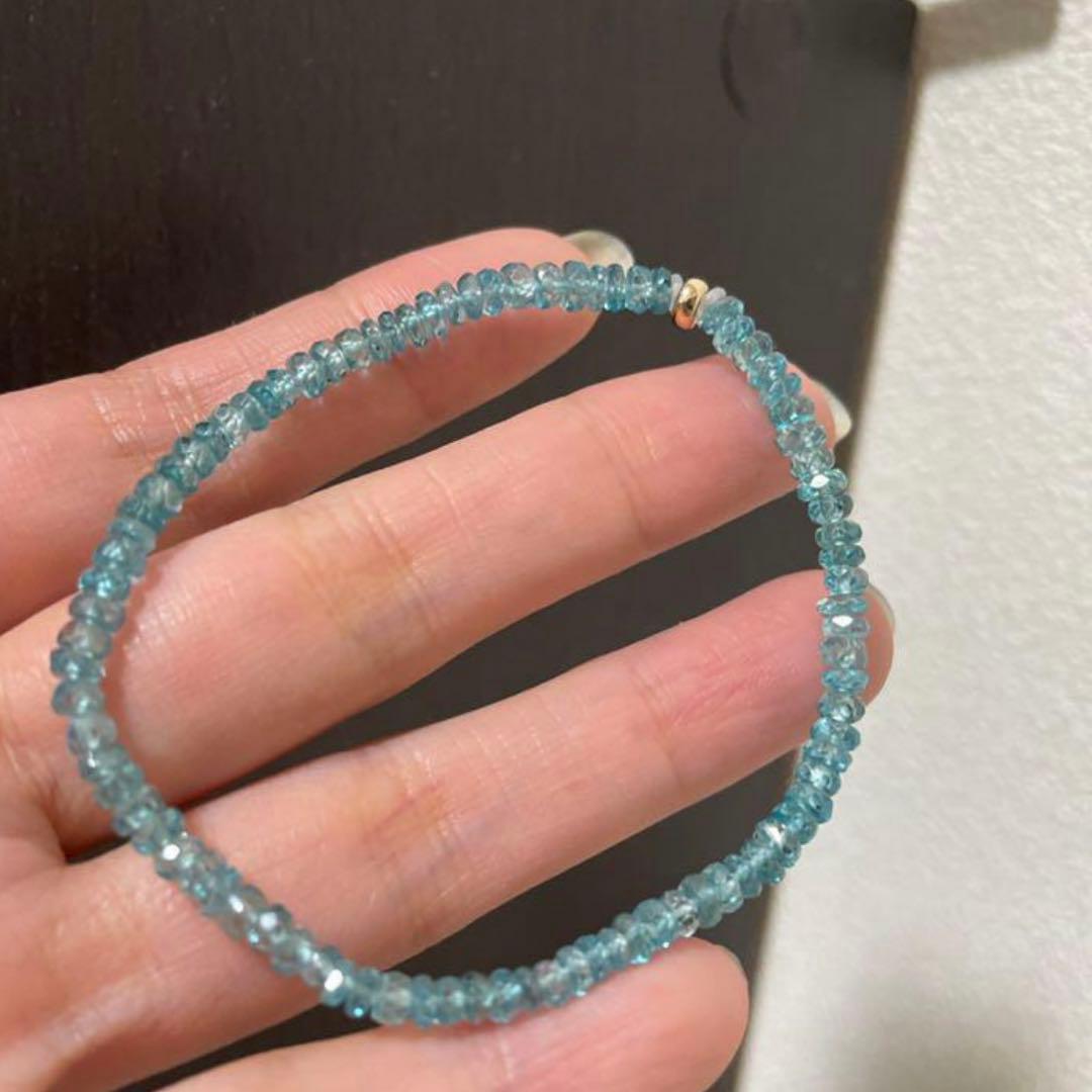Yjkayさま•*¨*•.¸♬︎専用出品♡ブルージルコン ブレスレット