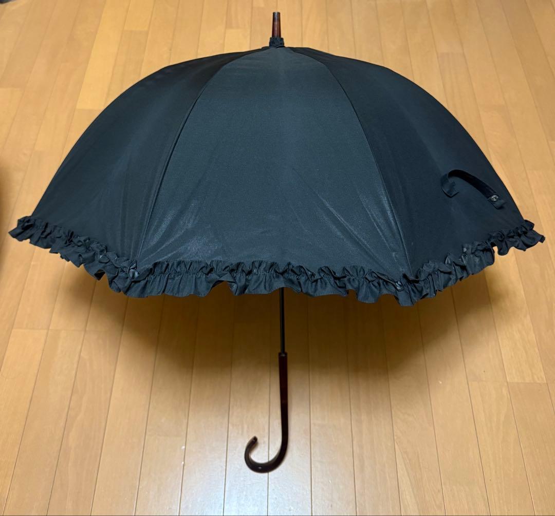 サンバリア100 ドーム型フリル日傘