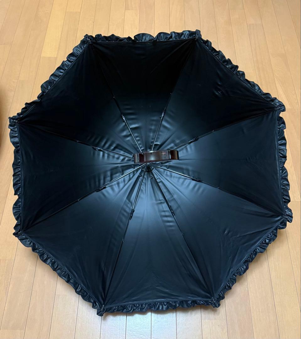 サンバリア100 ドーム型フリル日傘