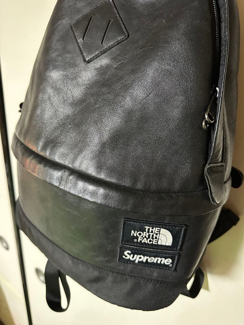 レアSUPREME×THE NORTH FACE Leather DayPack