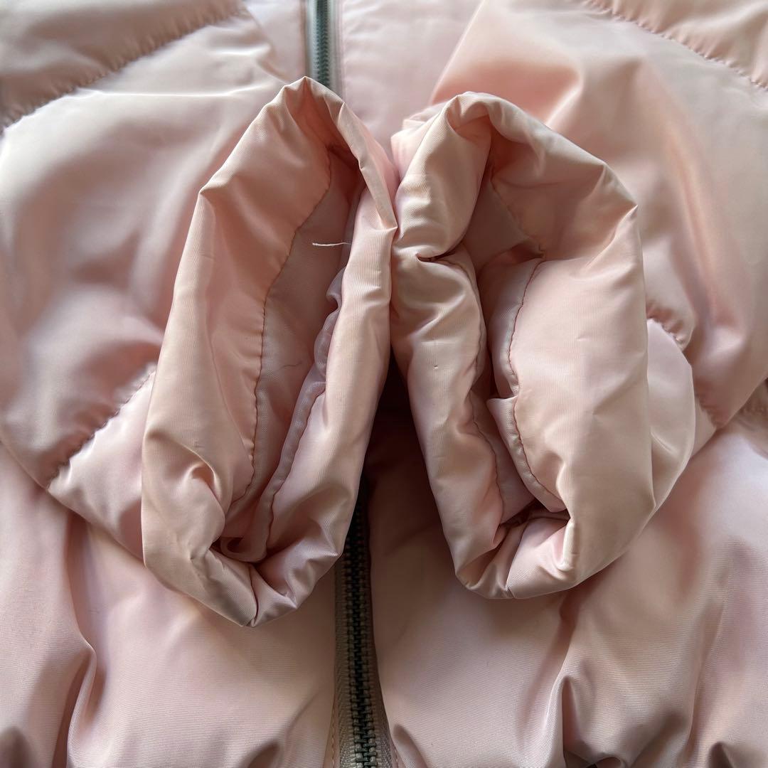 【極美品】ピンクハウス 現行 中綿ジャケット ブルゾン ロゴ フェイクファー