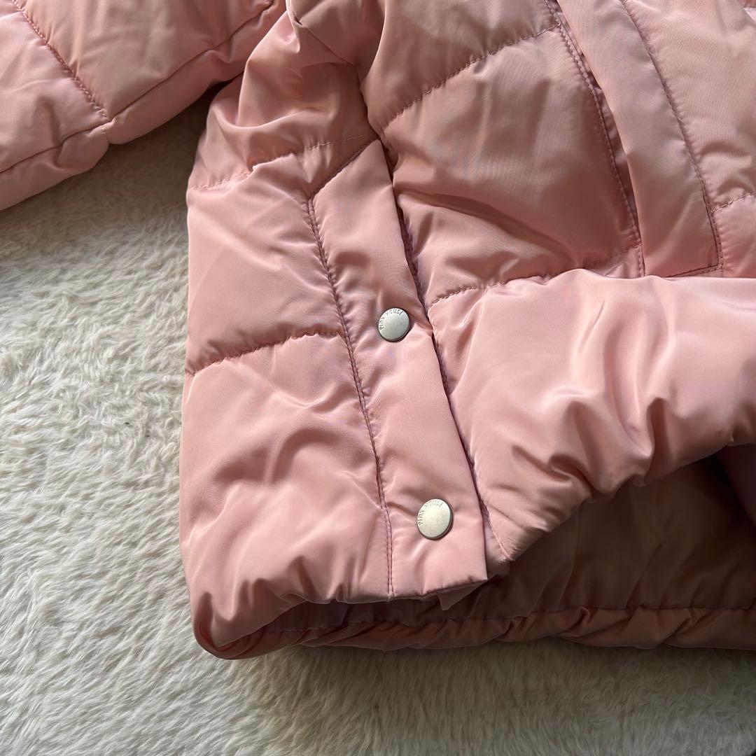 【極美品】ピンクハウス 現行 中綿ジャケット ブルゾン ロゴ フェイクファー