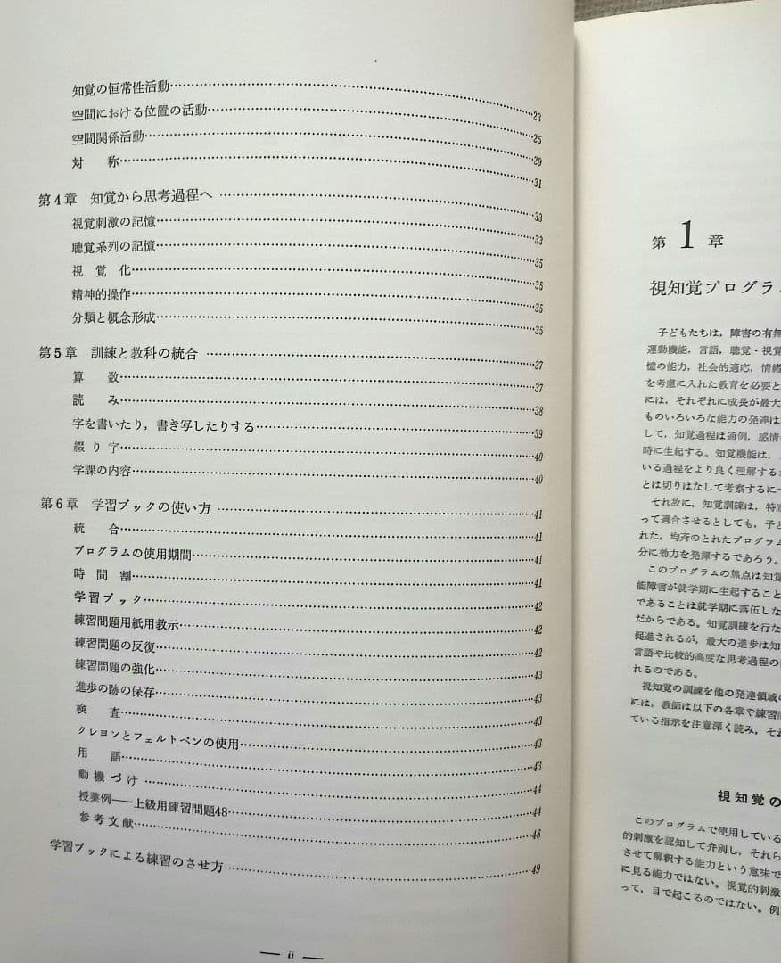 希少 フロスティッグ視知覚能力促進法 学習ブック 検査用紙 ビジョン TOSS