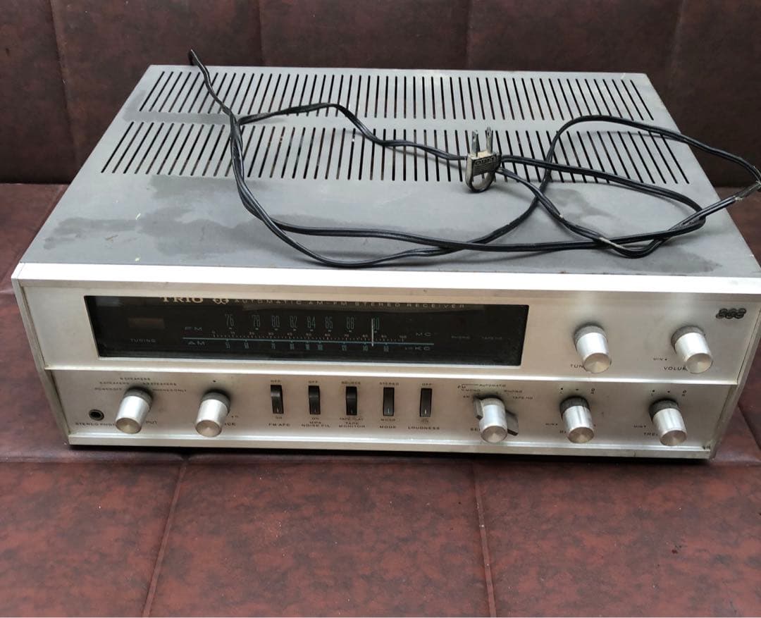 TRIO 真空管式ラジオ W X-333(J055)