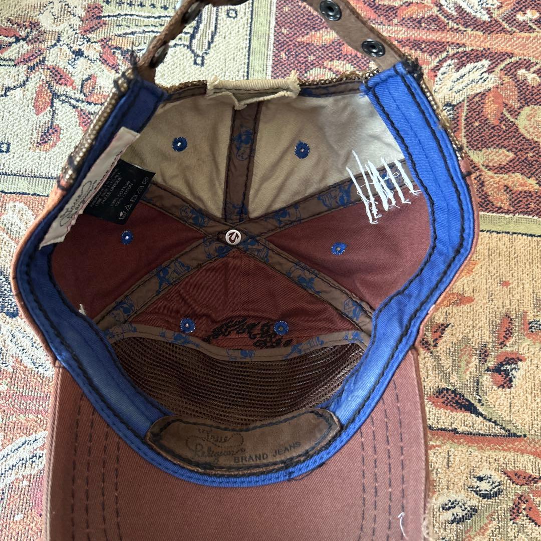 True Religion キルティングキャップ ブラウン/ベージュ　まとめ売り