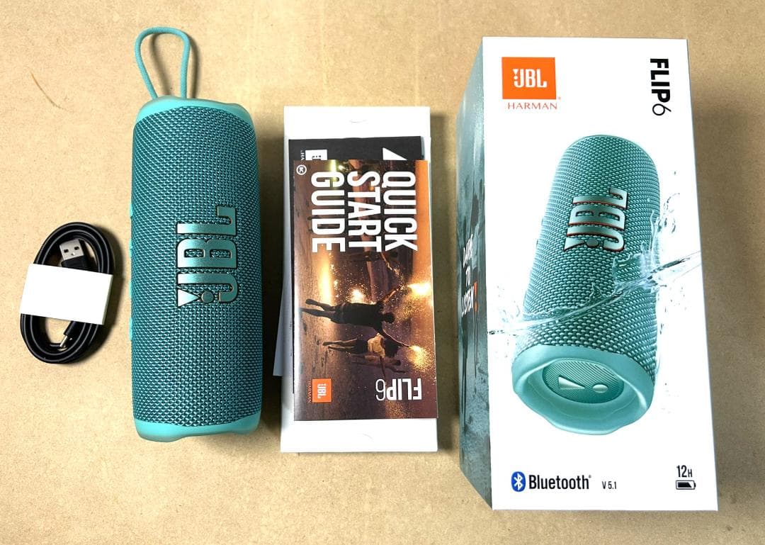 JBL FLIP6 ワイヤレススピーカー(今年購入の美品)