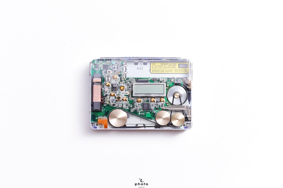 SONY WALKMAN 透明外装 真鍮製フライホイール WM-FX877