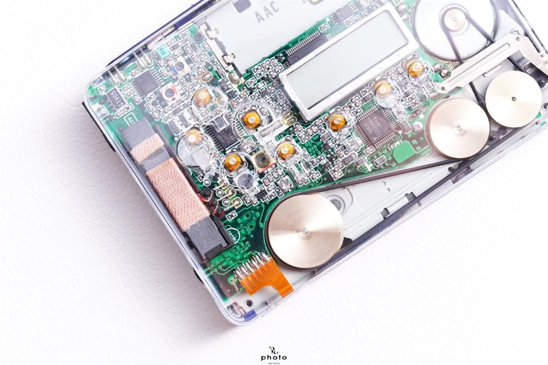 SONY WALKMAN 透明外装 真鍮製フライホイール WM-FX877