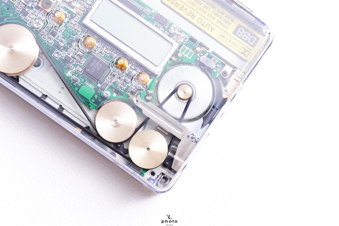 SONY WALKMAN 透明外装 真鍮製フライホイール WM-FX877