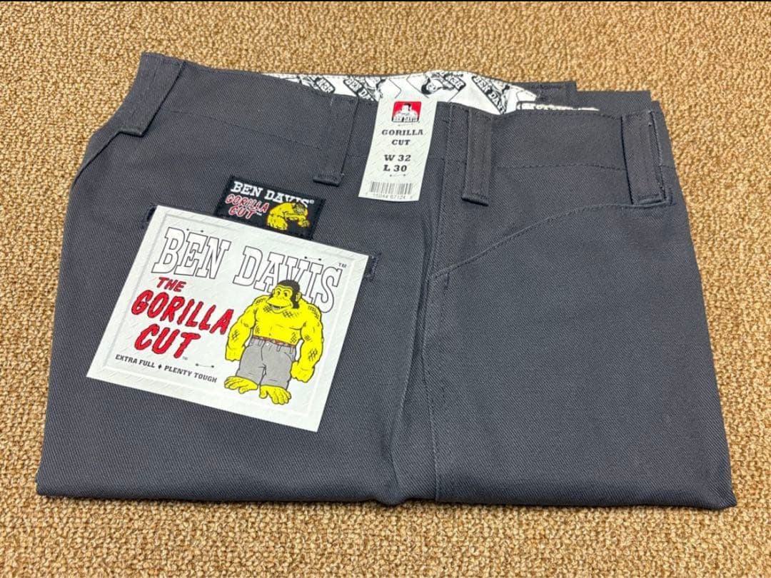 ベンデイビス　ゴリラカット　フリスコパンツ　黒32×30