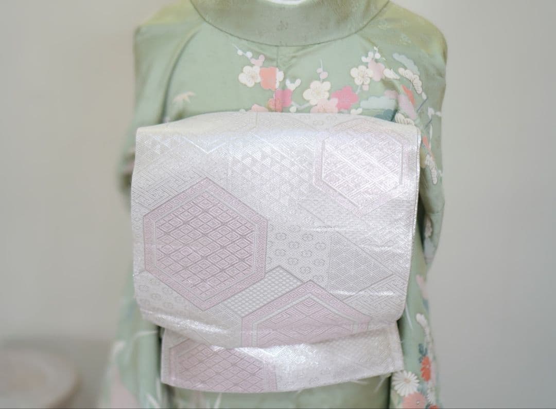 訪問着 4点フルセット 715D 正絹　入学式　結婚式　七五三　お宮参り