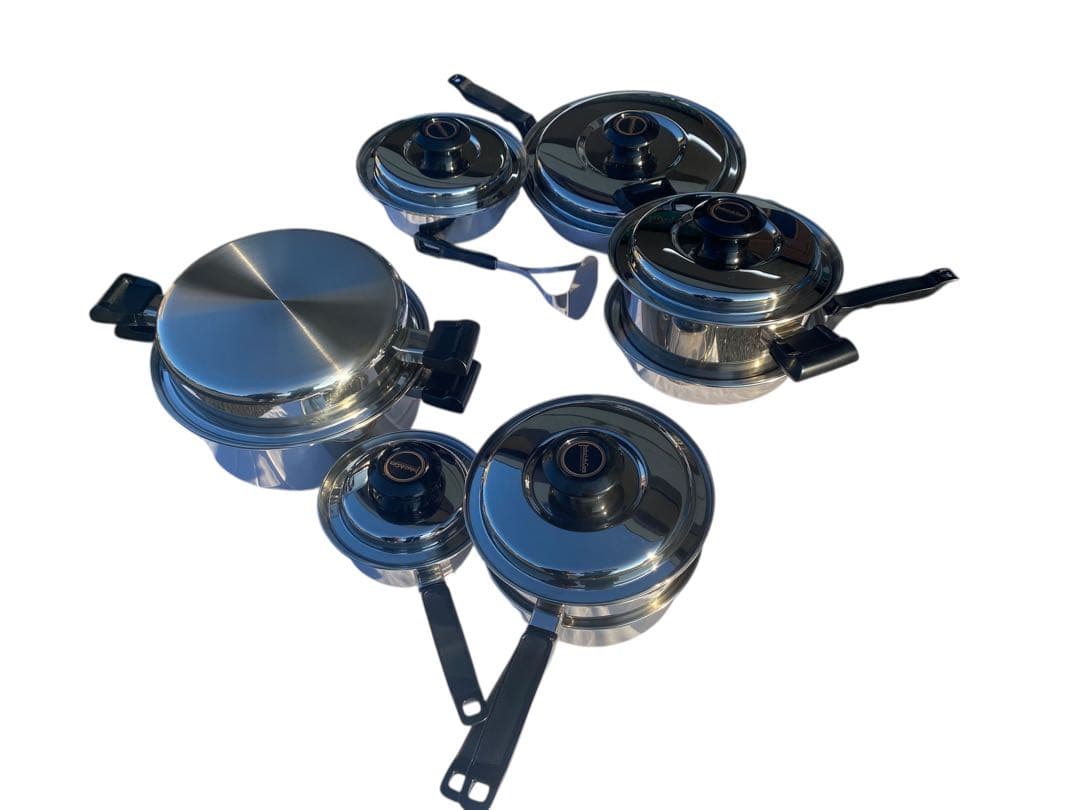 INDUCT A CORE ステンレス製鍋・フライパンセット 未使用品