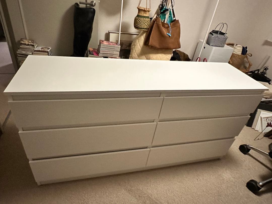 IKEA MALM マルム　引き出し　チェスト　引き出し×6 ※直接お引き渡しみ