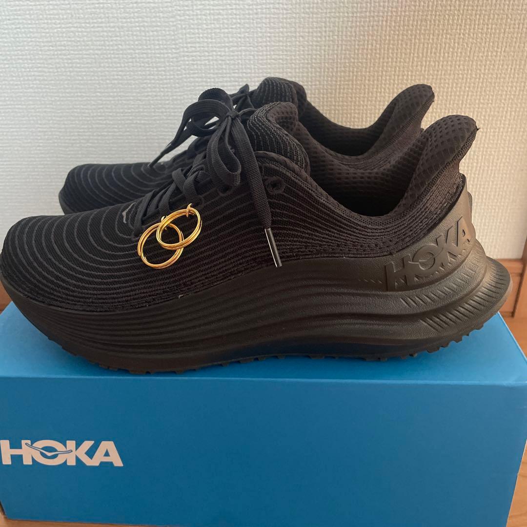 シューズ HOKA black comme des garcons 25.5cm