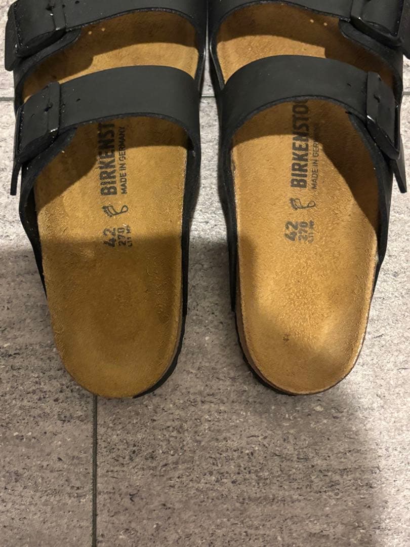 BIRKENSTOCK ビルケンシュトック　ブラック　サンダル　アリゾナ