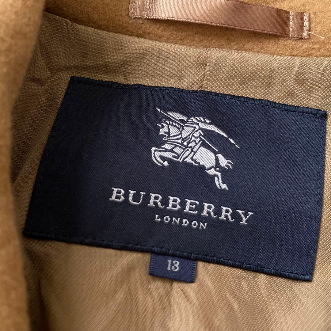 バーバリー ロンドン カシミヤ混 ウール ジャケット ノバチェック 13 大きい